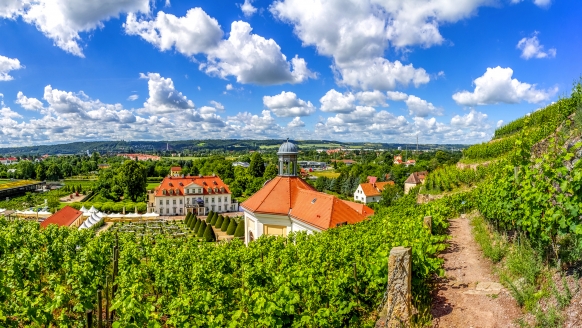 Das erste Erlebnisweingut Europas: Schloss Wackerbarth in Radebeul verzaubert in mehr als nur einem Punkt.