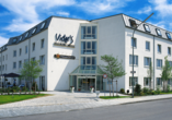 Außenansicht des Victor's Residenz Hotels Unterschleißheim