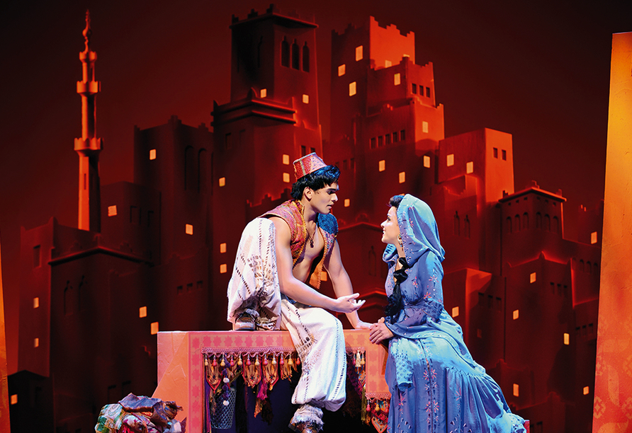 Jasmin und Aladdin im Musical Disney ALADDIN