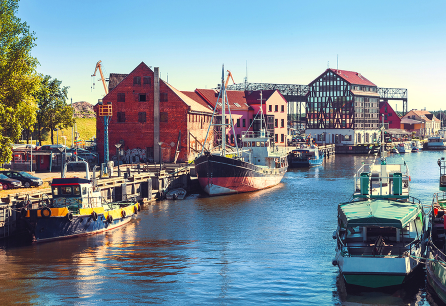 Die Hafenstadt Klaipeda in Litauen war bis 1920 die nördlichste Stadt Deutschlands.