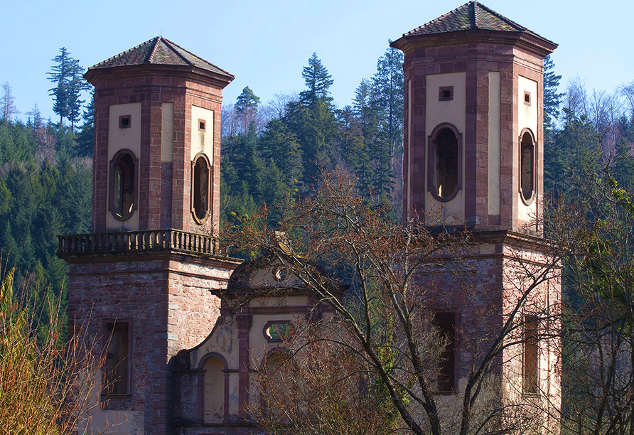 Die Klosterruine in Bad Herrenalb ist ein wahrhaft faszinierender Ort. 