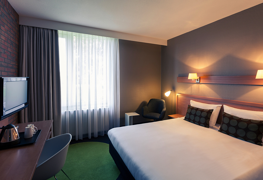 Beispiel eines Doppelzimmers im Mercure Hotel Zwolle