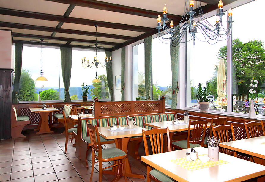 Hotel Almberg in Philippsreut im Bayerischen Wald, Restaurant