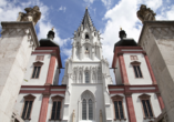 Die römisch-katholische Basilika von Mariazell ist der wichtigste Wallfahrtsort in Österreich.