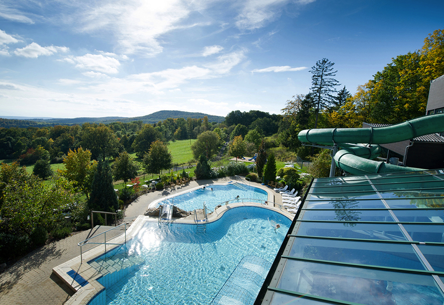 Rhön Park Aktiv Resort in Hausen-Roth in der Rhön, Pool