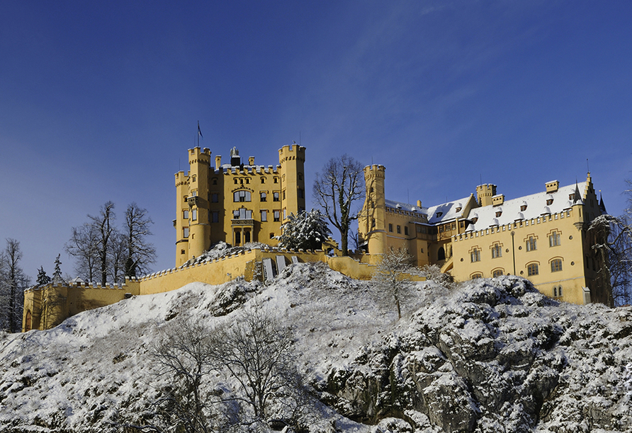 Ein weiteres Ausflugsziel ist das Schloss Hohenschwangau.