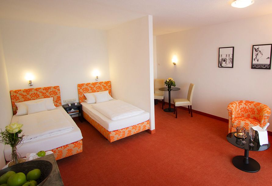Beispiel eines Doppelzimmers Standard im Hotel Resort Birkenhof