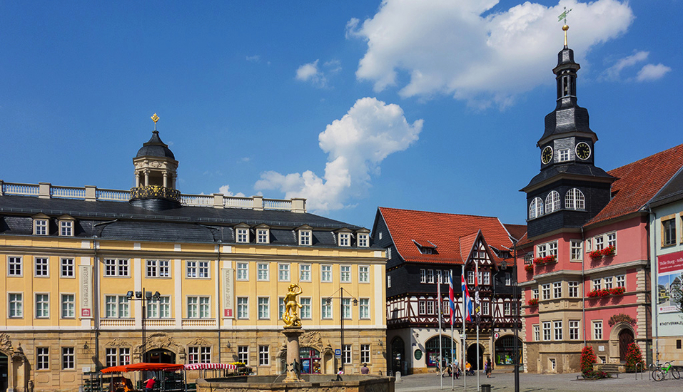 Die Altstadt von Eisenach ist bei Besuchern sehr beliebt.