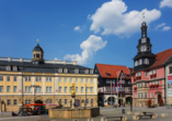Die Altstadt von Eisenach ist bei Besuchern sehr beliebt.