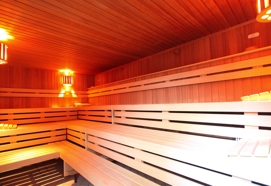 Entspannen Sie in der Sauna im AKZENT Hotel 
