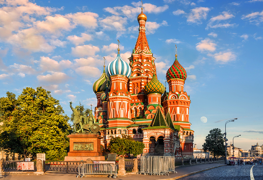 Moskau & St. Petersburg, Basilius-Kathedrale Moskau