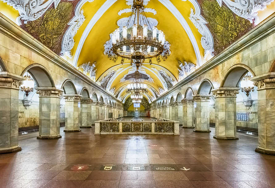 Moskau & St. Petersburg, Moskauer Metro