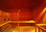 Entspannen Sie in der Sauna vom Hotel Panorama.