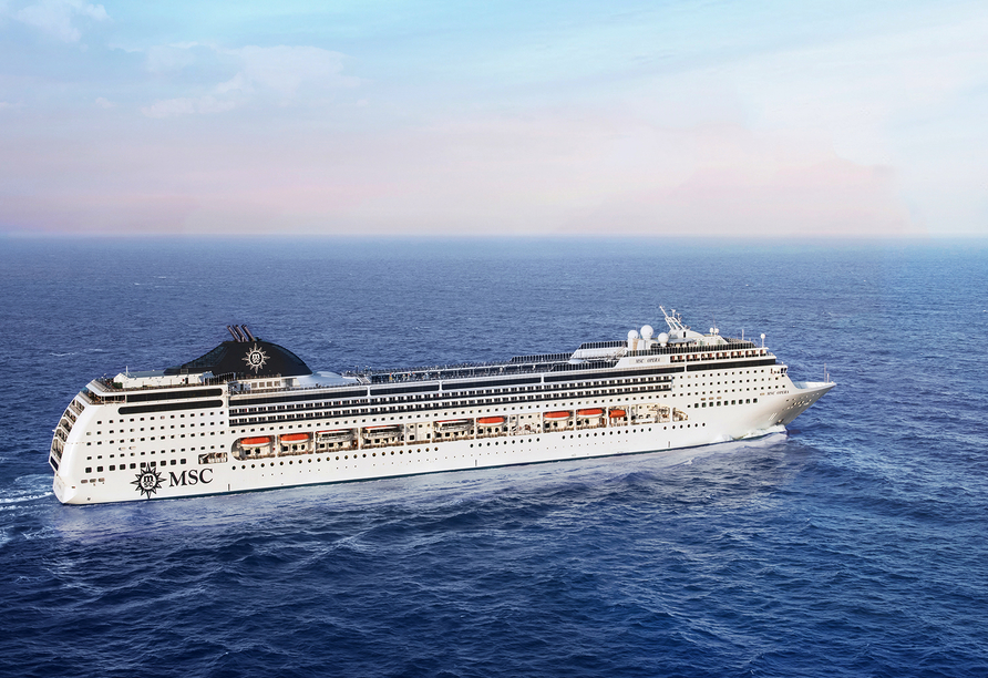 Herzlich willkommen an Bord der MSC Opera!