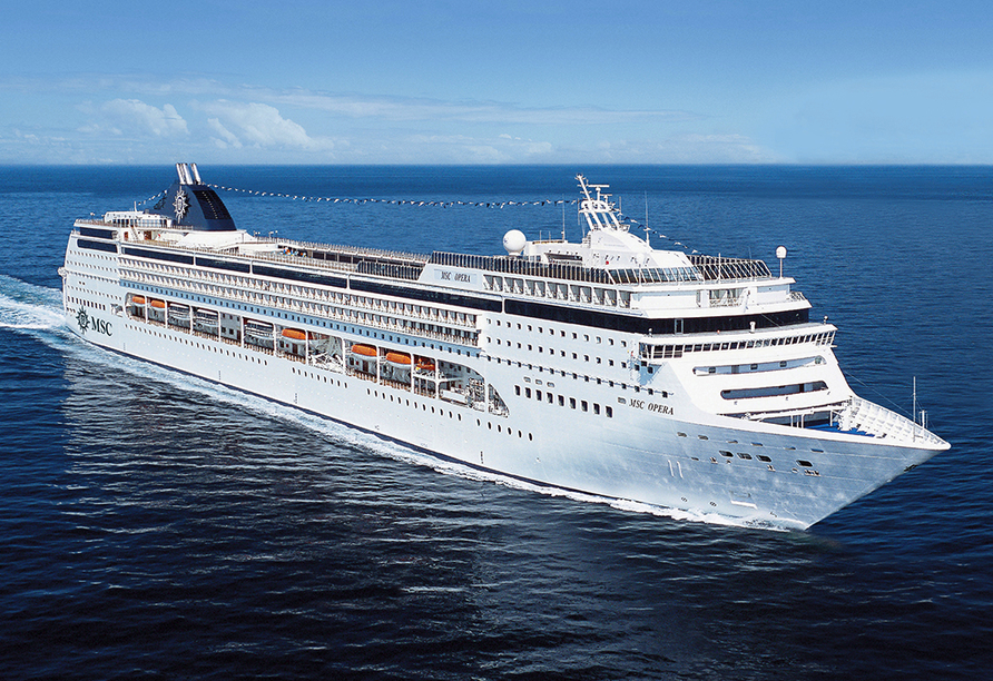 Außenansicht der MSC Opera