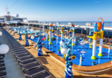 Im Wasserpark an Bord der MSC Opera kommt jede Menge Spaß auf.