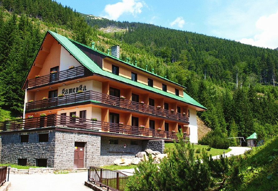 Hotel Esprit in Spindlermühle im Riesengebirge Außenansicht