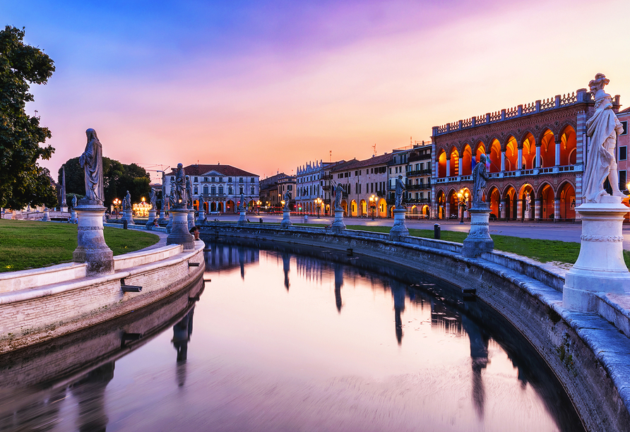 Die wunderschöne Stadt Padua lockt mit zahlreichen Sehenswürdigkeiten.
