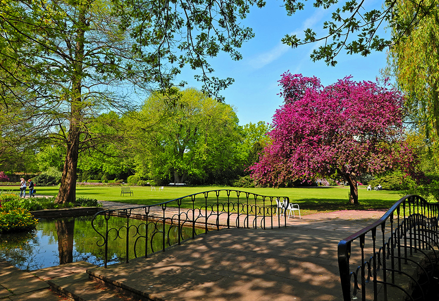 Auch der herrliche Stadtpark von Hannover ist einen Besuch wert.