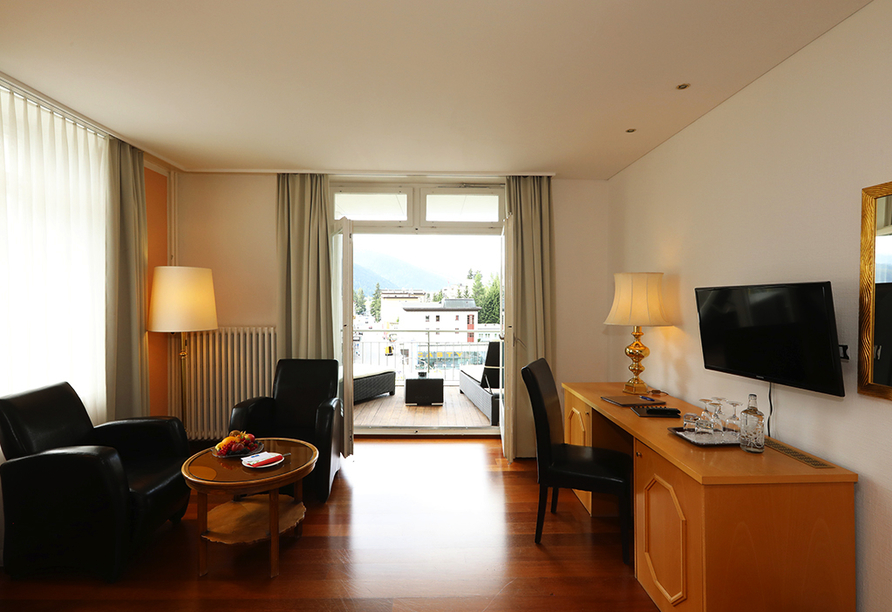 Hotel Europe in Davos Platz, Beispiel Doppelzimmer Superior