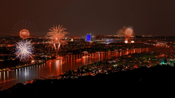 Hotel Zur Post Bonn-Beuel, Rhein in Flammen®