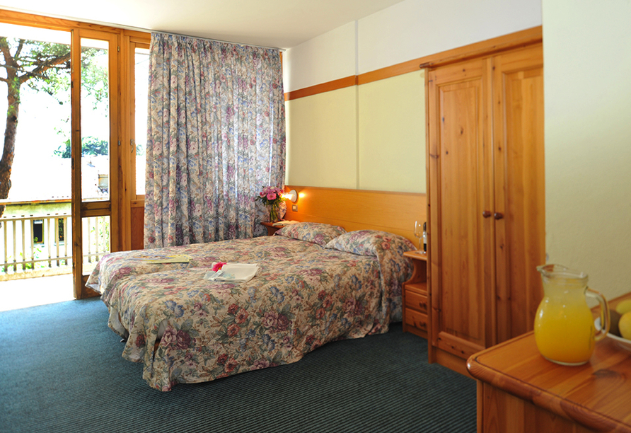 Beispiel eines Doppelzimmers im Hotel Marco Polo Garda