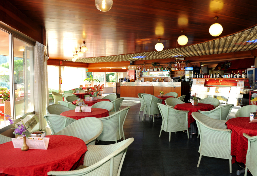 Die Bar des Hotels Marco Polo Garda