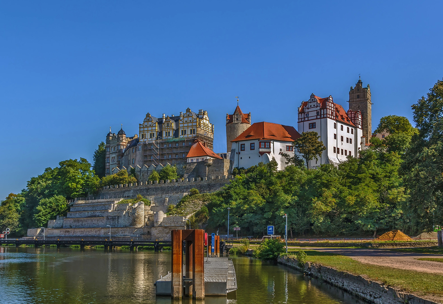 Das imposante Schloss Bernburg ist eine Besichtigung wert.