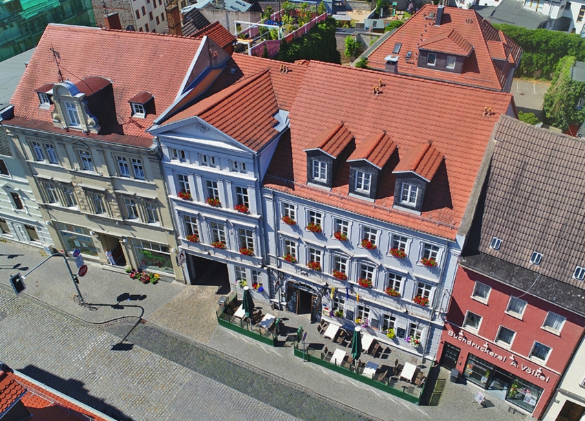 Der Eingangsbereich des Hotels