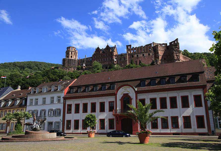 Heidelberg ist eine beliebte Stadt mit dem gleichnamigen Schloss