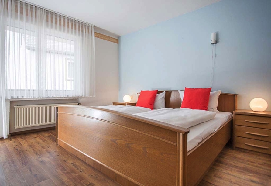 Beispiel eines Doppelzimmers im Hotel Ellenzer Goldbäumchen