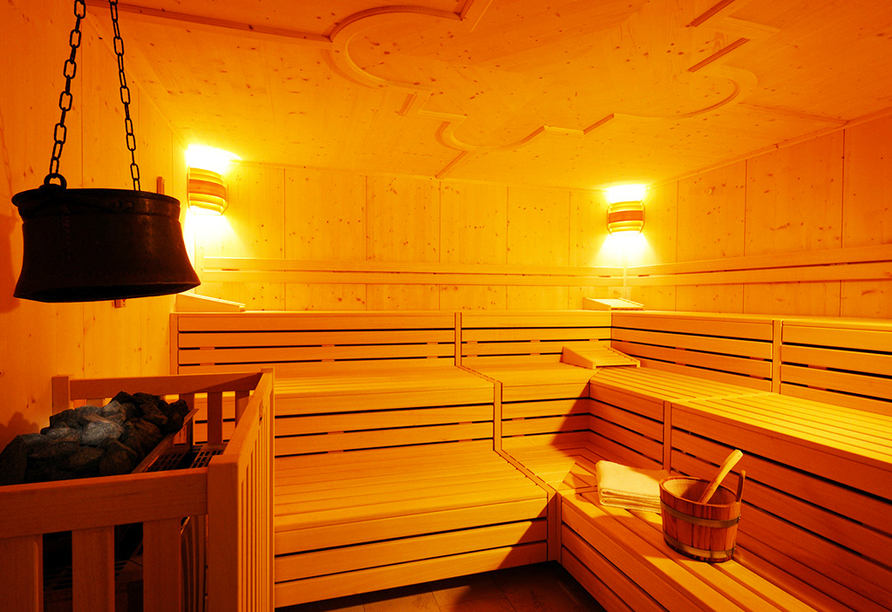 Johannesbad Vitalhotel Jagdhof in Kirchham, Finnische Sauna