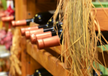 In der Region Thüringer Wald gibt es auch guten Wein.