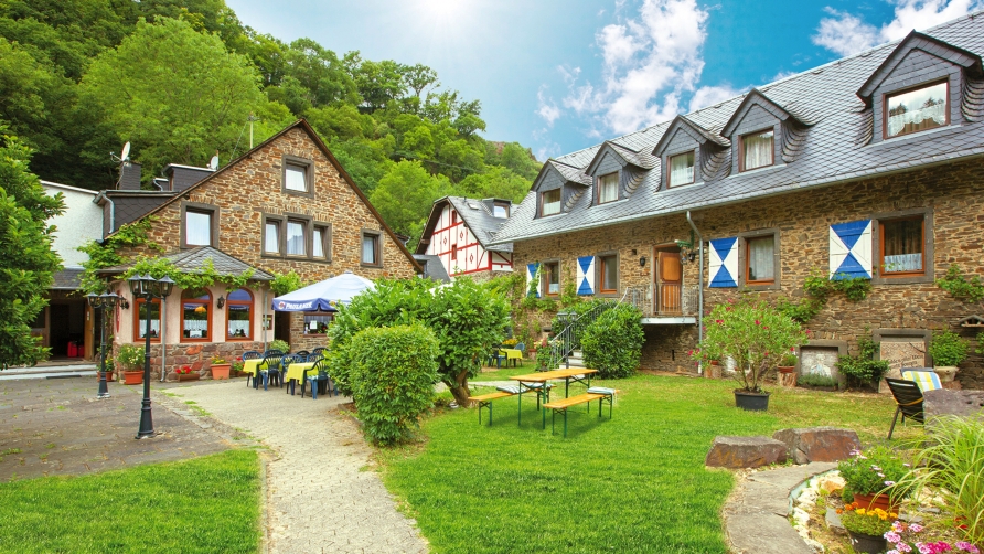 Mühlen Hotel Konschake in Burgen an der Mosel Außenansicht