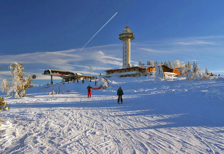 Schneelandschaft an der Ettelberghütte