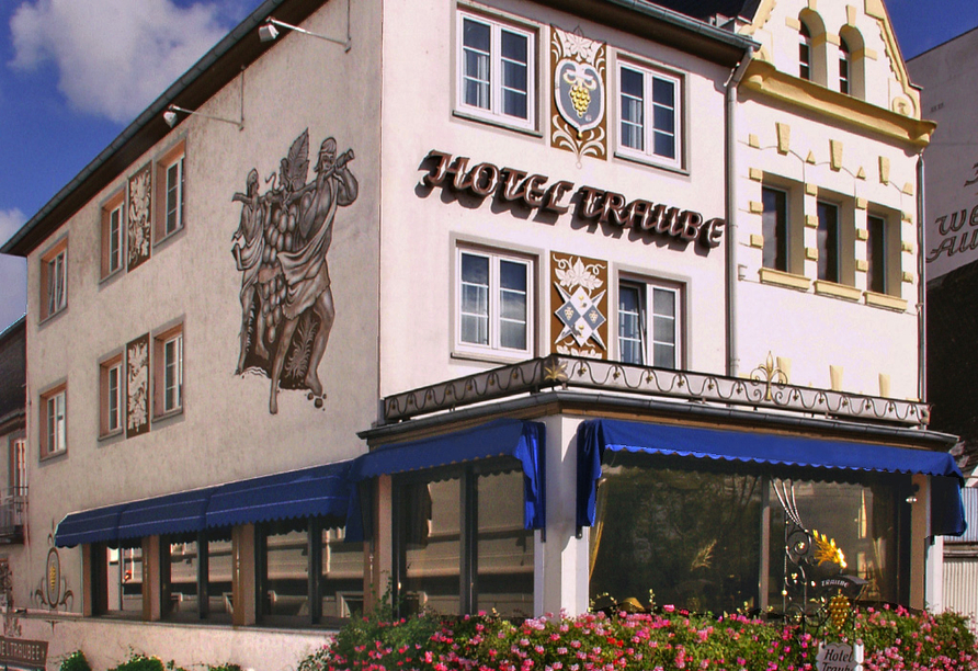 Hoteltraube in Rüdesheim, Außenansicht