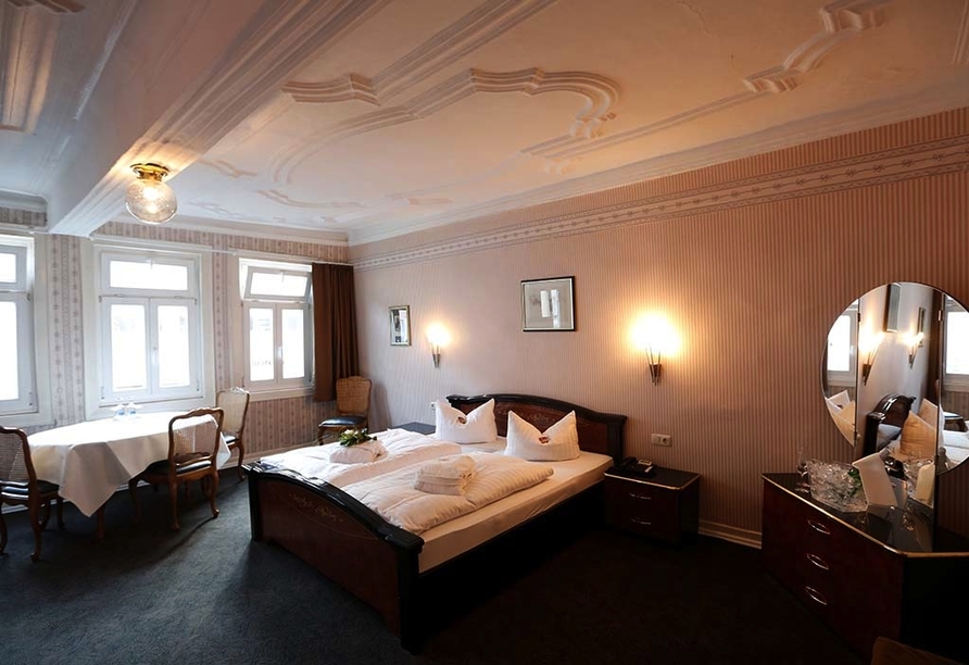 Hotel Schlemmer in Montabaur im Westerwald, Beispiel Doppelzimmer