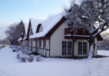 Hotel & Appartementanlage Jägerhof, Außenansicht Winter