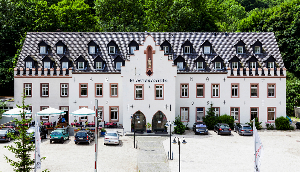 Hotel Klostermühle in Heimbach in der Eifel Außenansicht