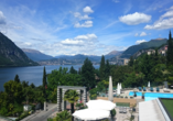 Ausblick vom Hotel Campione in Bissone auf den Luganer See
