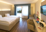 Beispiel für ein Doppelzimmer Komfort im Hotel Campione 