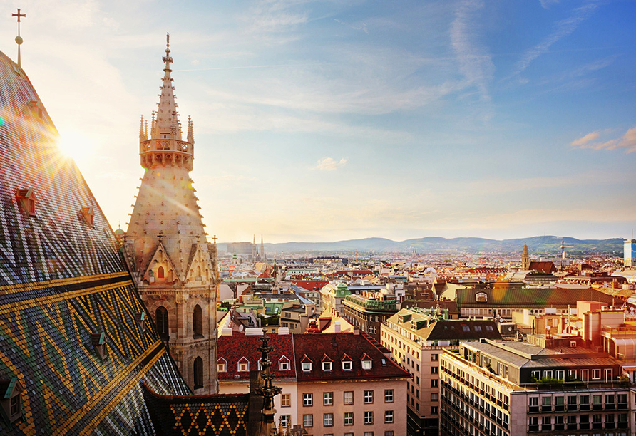 Der Stephansdom ist ein beliebtes Wahrzeichen von Wien.