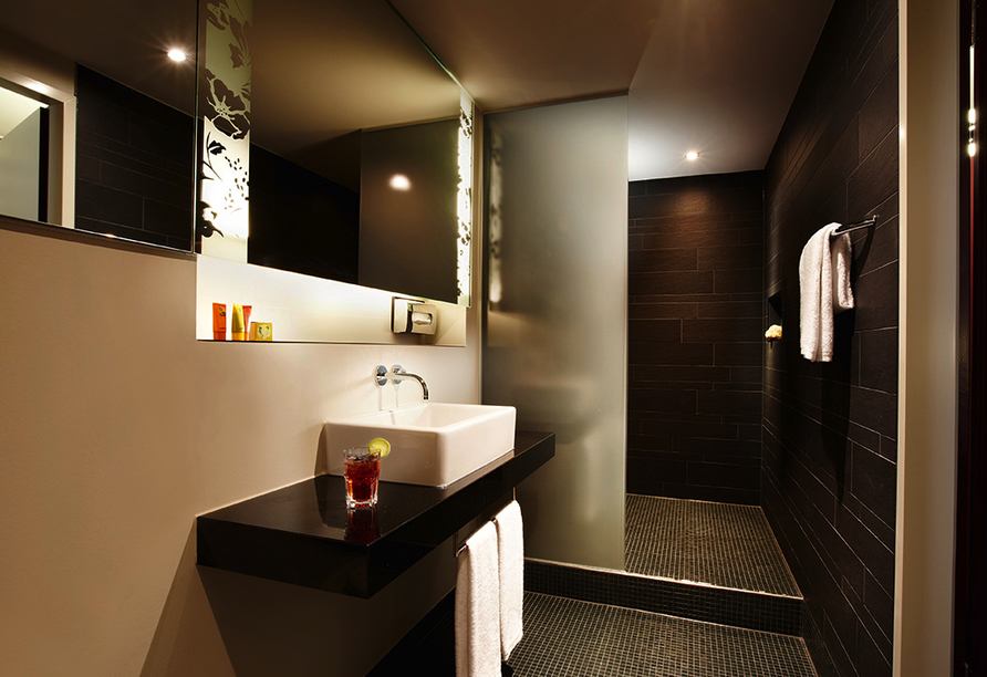 Pentahotel Wiesbaden, Badezimmerbeispiel
