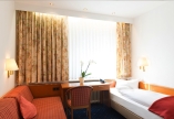 Beispiel eines Einzelzimmers im Ringhotel Loew's Merkur