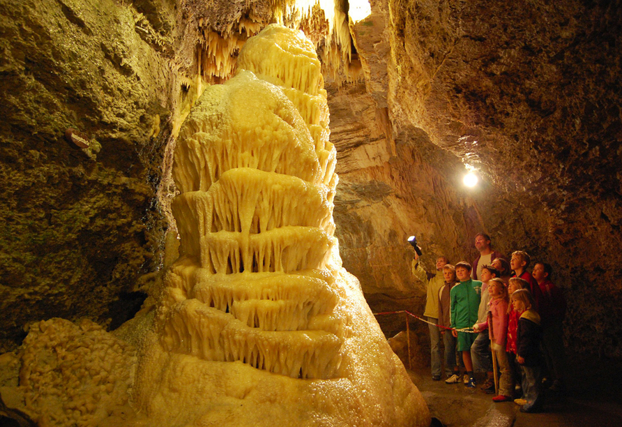 Das Ausflugsziel Tropfsteinhöhle in Eberwalde 