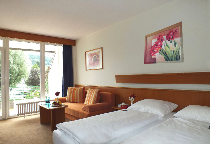 Beispiel eines Doppelzimmers im Parkhotel Olsberg