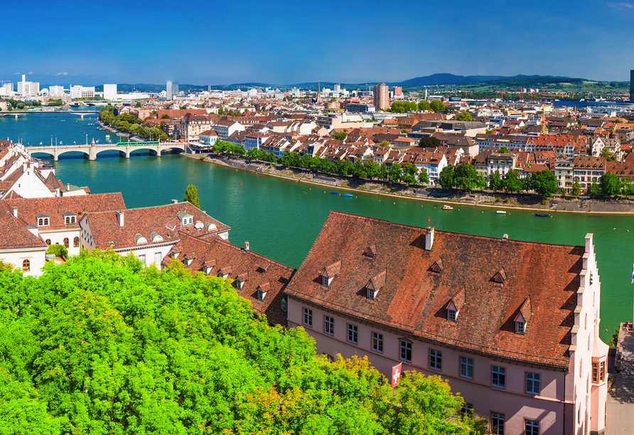 Die schöne Stadt Basel heißt Sie herzlich willkommen.