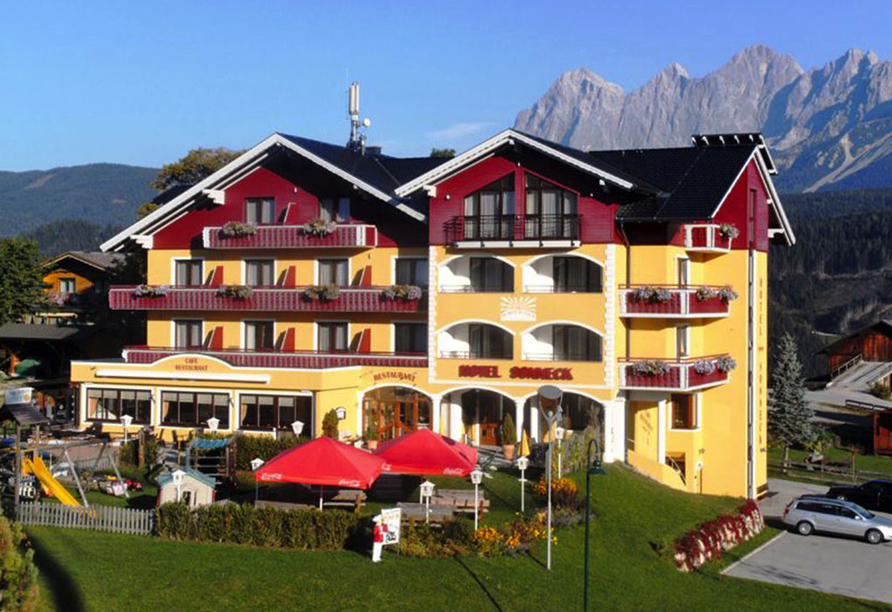 Hotel Sonneck in Rohrmoos Schladming, Aussenansicht