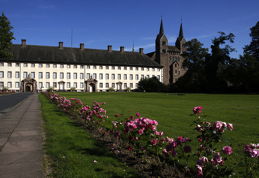 Das Kloster Corvey in Höxter gehört zum UNSESCO Weltkulturerbe.