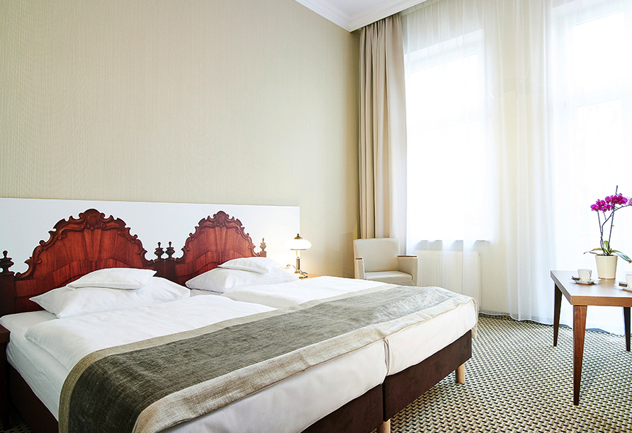 Beispiel eines Doppelzimmers im Hotel Jantar Spa
